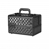Kufer kosmetyczny diamentowy czarny mały (MB153A-S)